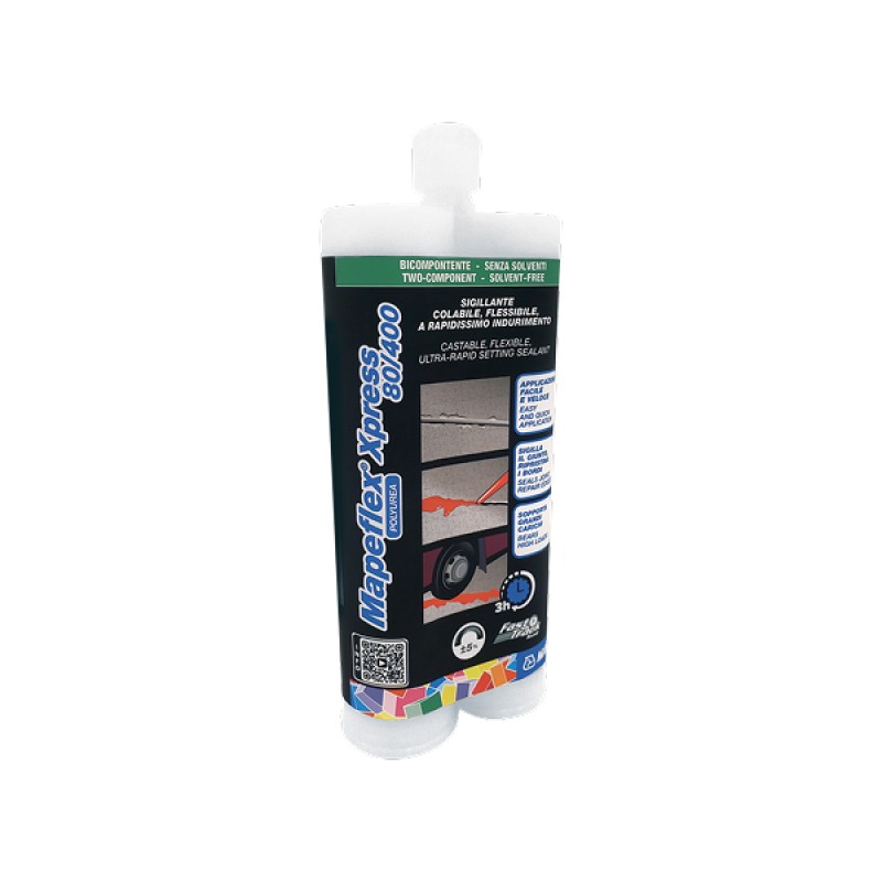 Mapei Mapeflex Xpress 80/400 kétkomponensű ultragyors kötésű hézagtömítő - 600 ml