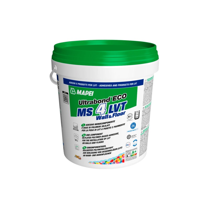 Mapei Ultrabond Eco MS 4LVT Wall & Floor polimer bázisú ragasztó 7 kg