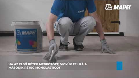 Mapei Monolastic egykomponensű cementkötésű vízszigetelő habarcs